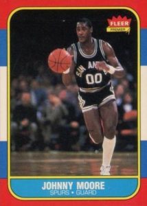 1986-87 Fleer Johnny Moore 