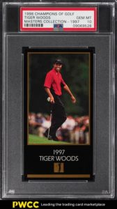 1998 Tiger Woods Champions of Golf Masters Collection