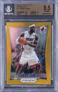 2012-13 LeBron James Panini Prizms Gold #1