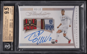 ‍2016 Panini Flawless Momentous Ruby Cristiano Ronaldo Patch Auto #M-CR7