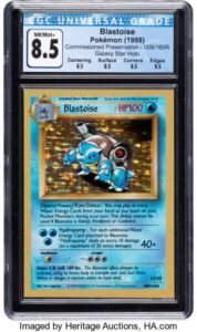 Pokémon Blastoise #009/165R Commissioned Presentation Galaxy Star Holo (Wizards of the Coast, 1998) — $360,000