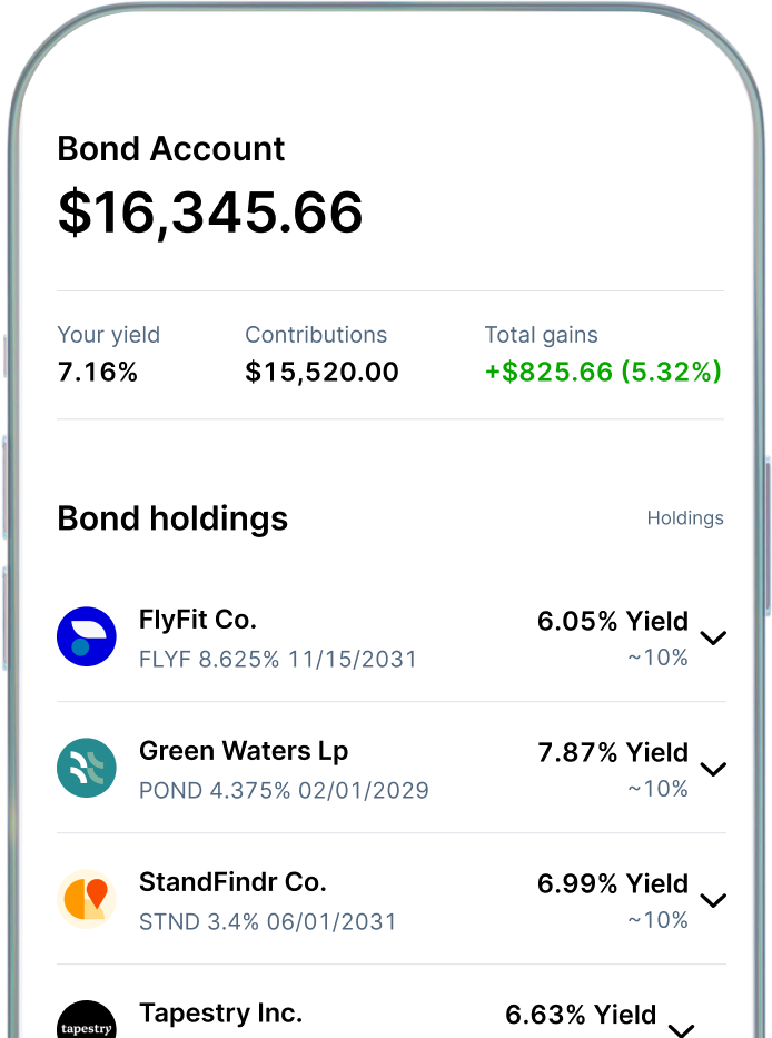 Slide Bond Account